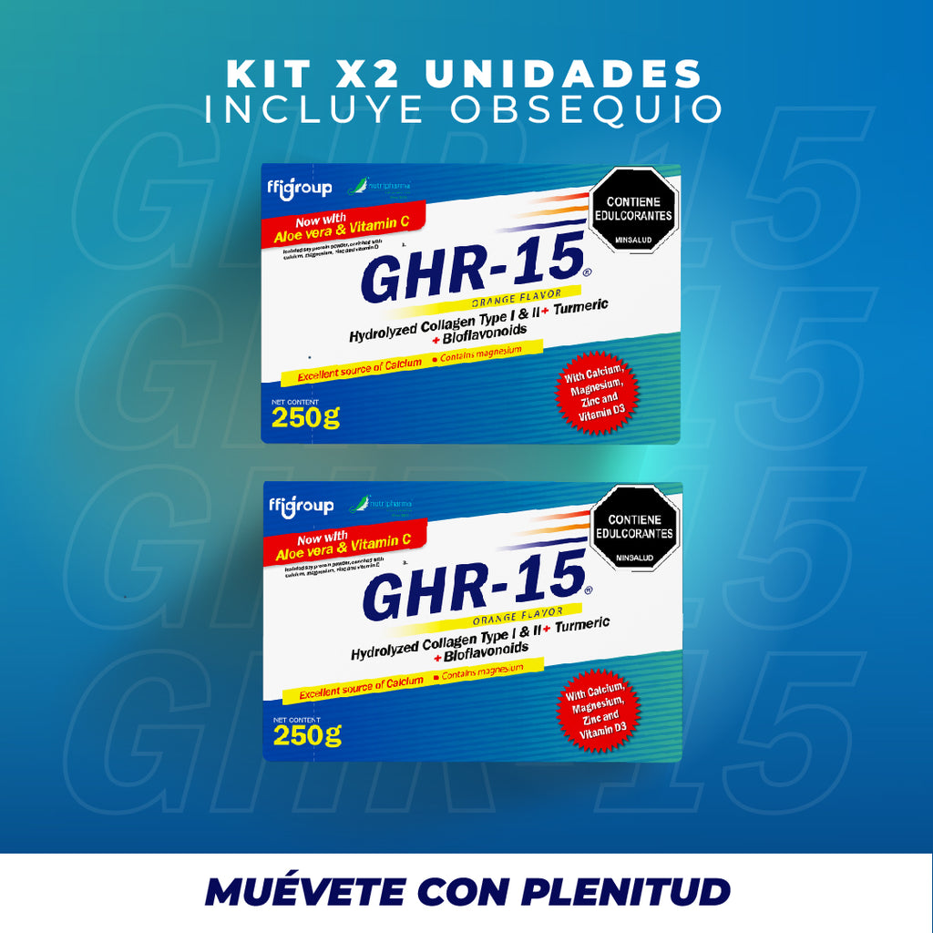 GHR-15 - Colágeno Hidrolizado Kit 2 unidades