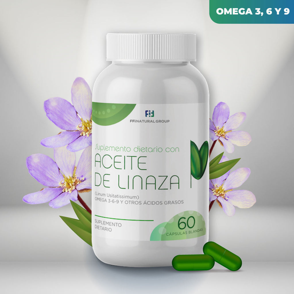 CÁPSULAS DE OMEGA 3, 6 Y 9 ACEITE DE LINAZA